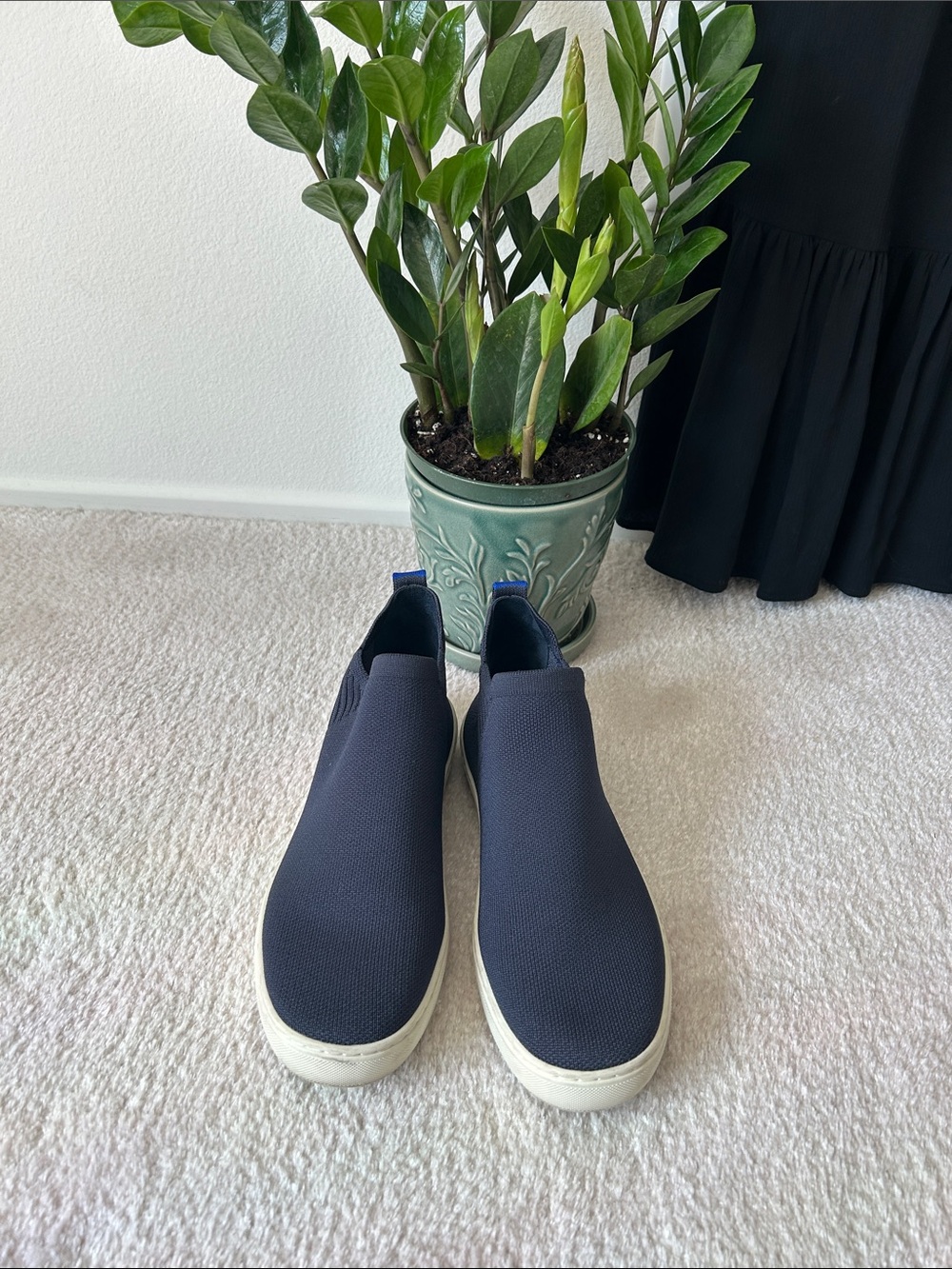 Rothy's Navy blue the Chelsea boots